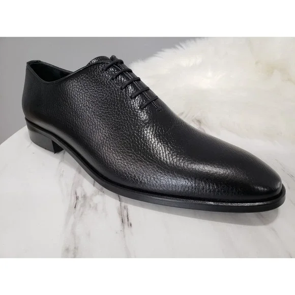 NEW NO BOX SZ 10 VELLAPAIS NEWARK WHOLECUT OXFORD SHOES MENS BLACK DRESS LOAFERS